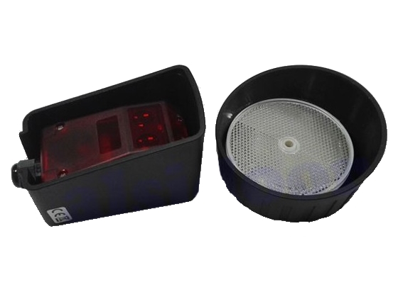 [FOT315] Fotocélula 15 metros con espejo y protectores 