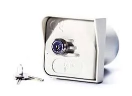 [LLA602] Registro seguridad aluminio bloqueo/pulsador exterior,  registro para empotrar con pulsador y desbloqueo