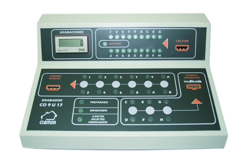 Codificador universal de llaves magnéticas modelo CO 9 U 17 clemsa