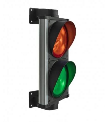 Semáforo LED rojo y verde. Multitensión.modelo SF 425 clemsa